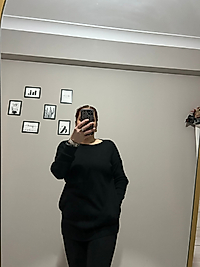 Kayık Yaka Cepli Kazak