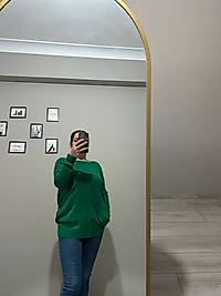 Kayık Yaka Cepli Kazak