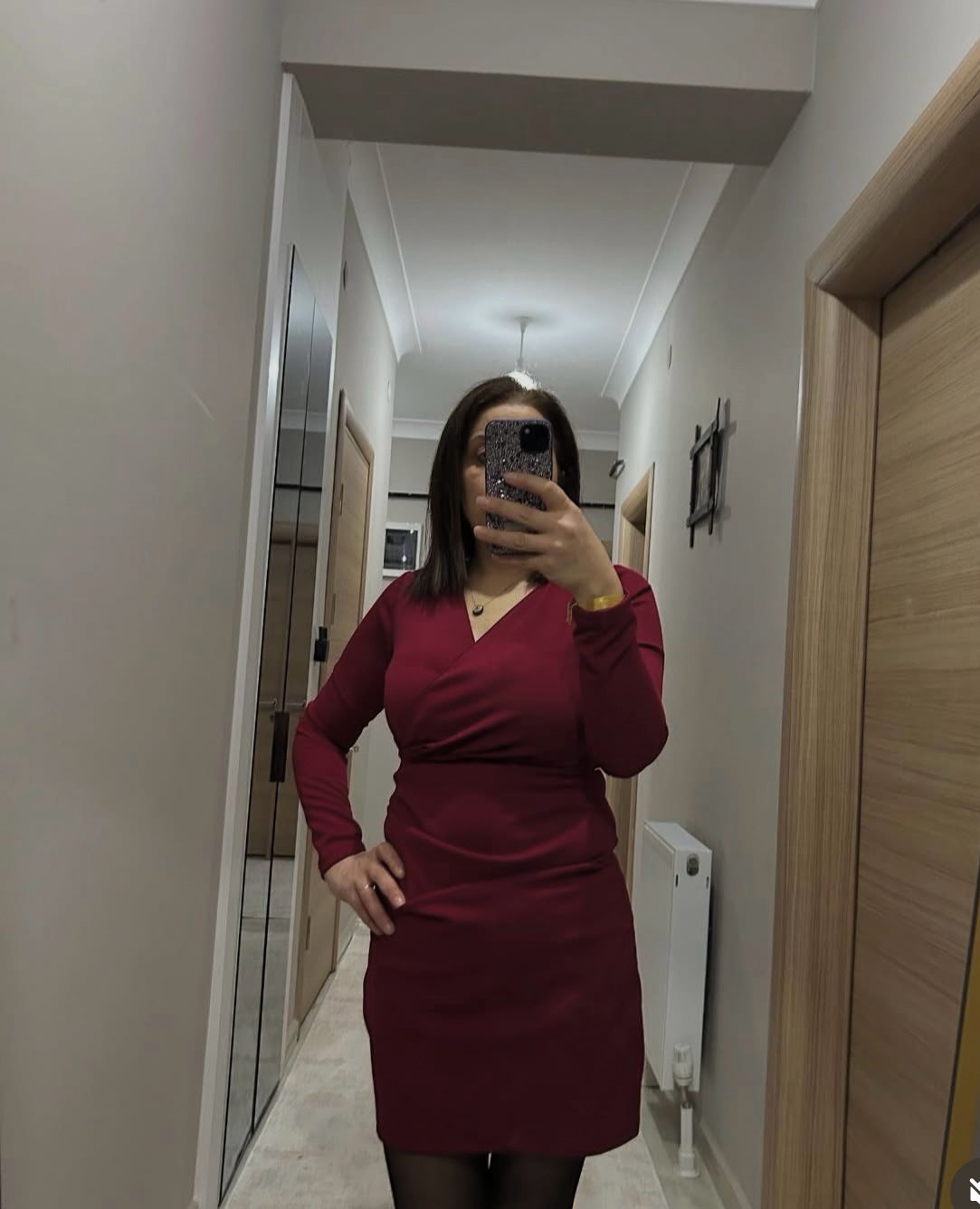 Bordo Elbise