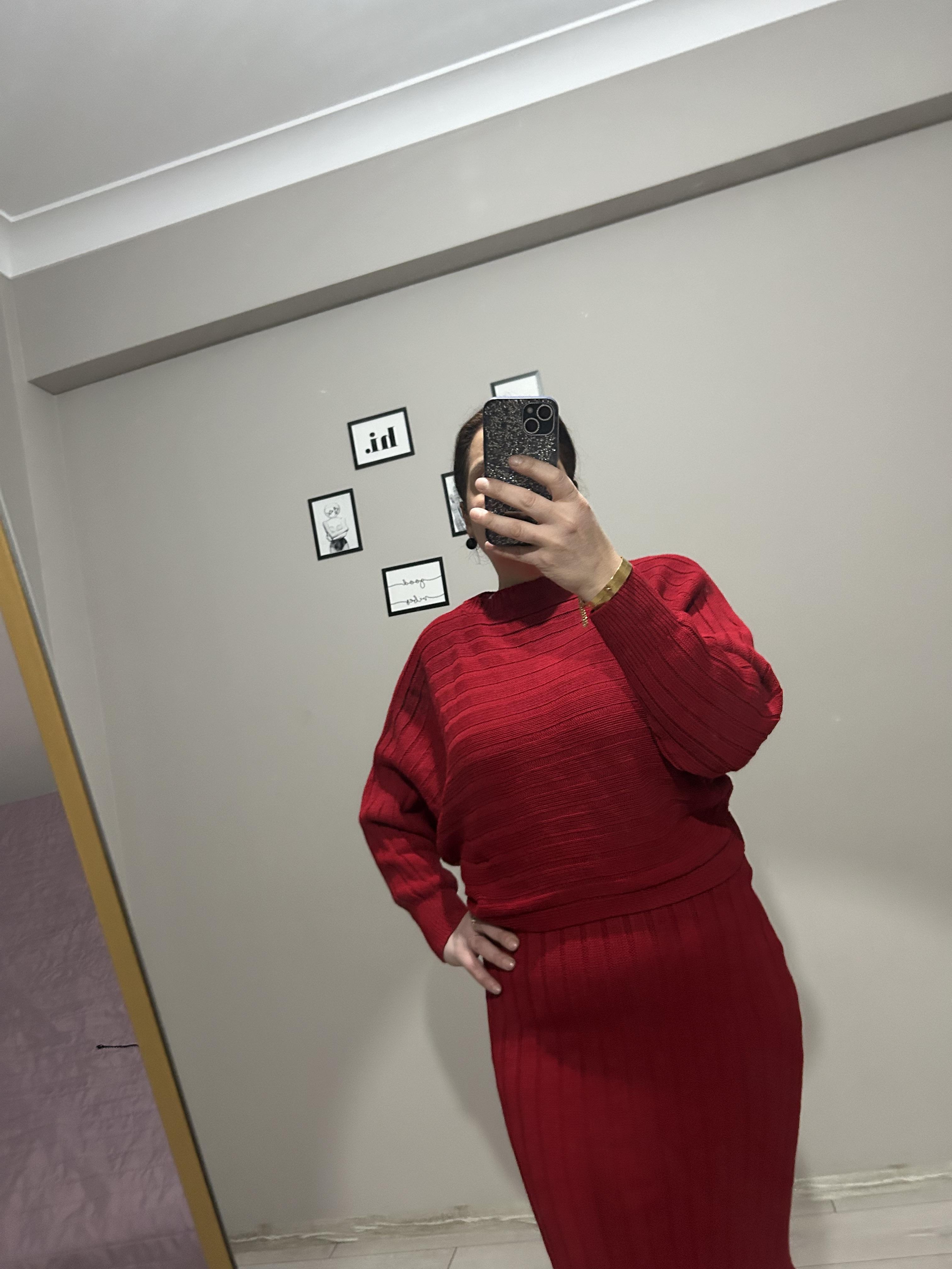 Kazaklı Triko Elbise